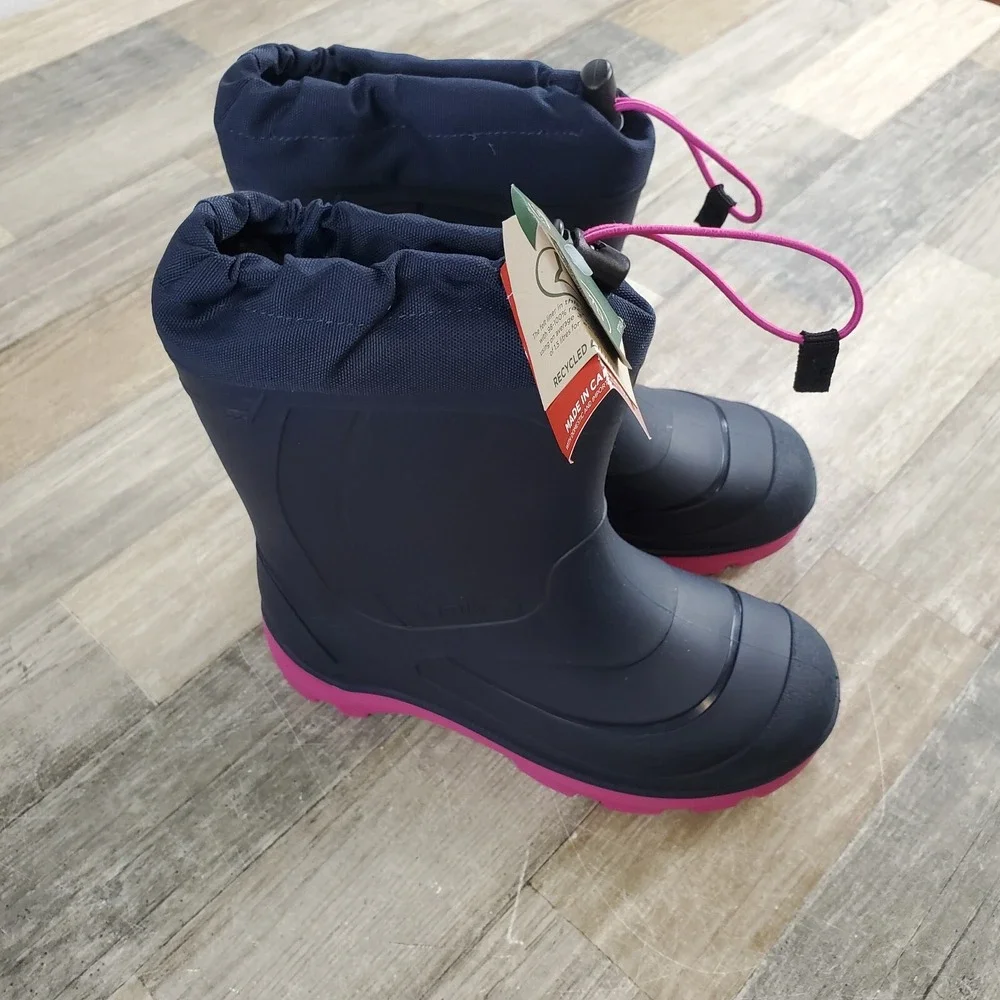 Kamik Footwear Kids Snobuster1 Insulated Snow Boot Sz 4 Toddler Little Kid NWOB